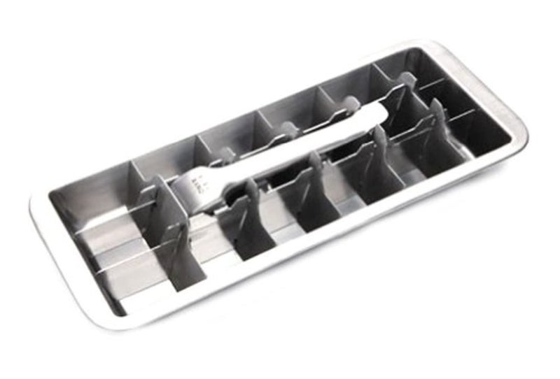Onyx 18/8 Stainless Steel # ICE001 18 Slot Ice Cube Tray - Image 1